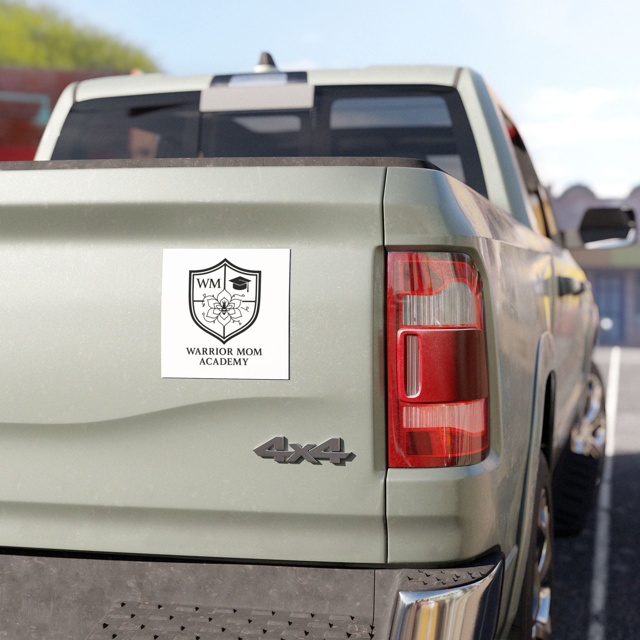 Car Magnet — Warrior Mom Academy Shield Logo