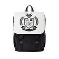 Personalized Crest Backpack — 'Warrior Mom Academy' Shield School Bag